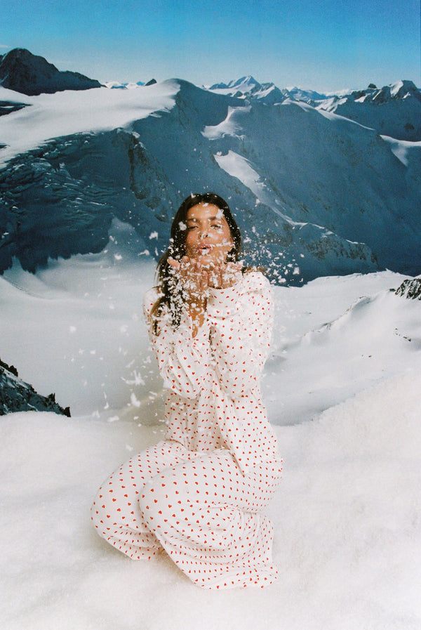 Hugo Pant Set Heart Print