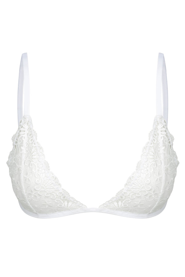 Belle Bralette White