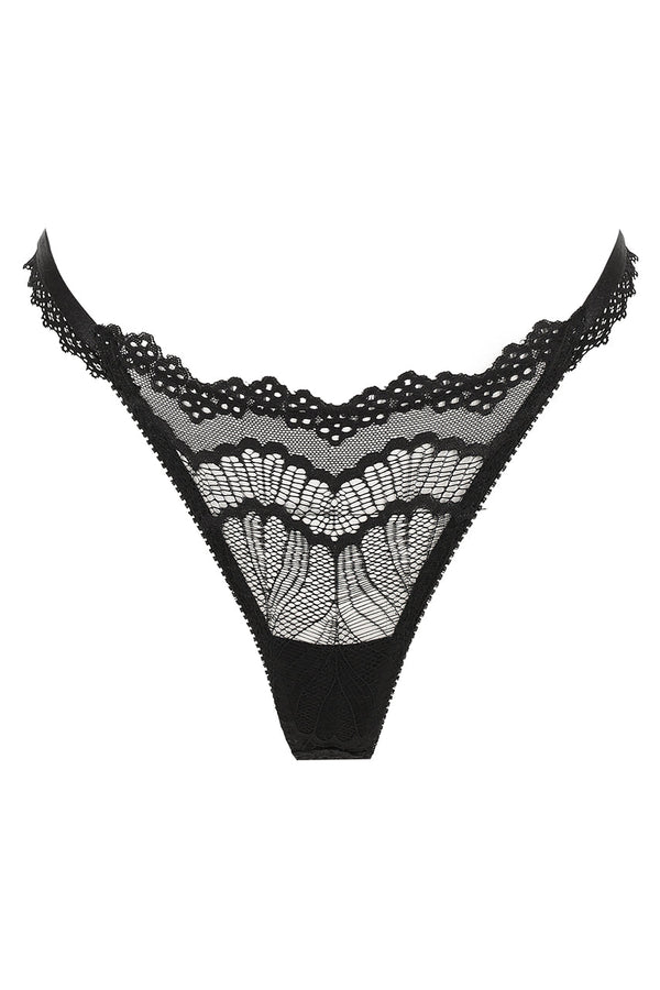 Belvedere Thong Black