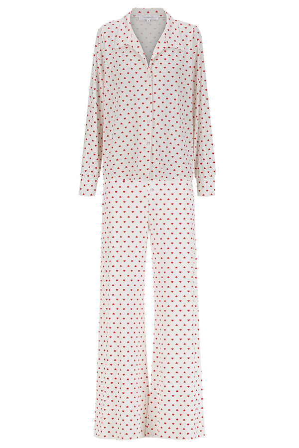 Hugo Pant Set Heart Print