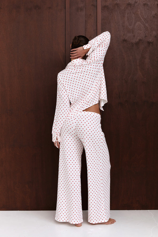 Hugo Shirt Heart Print