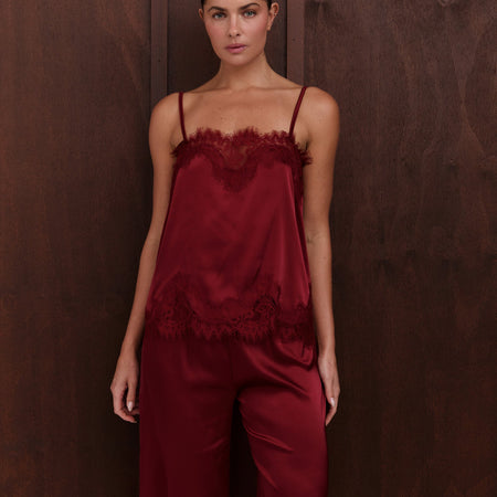 Olivia Pant Set Rhubarb