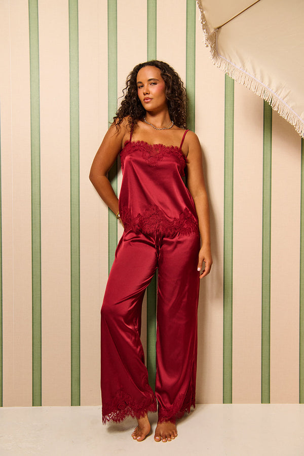 Olivia Camisole Rhubarb