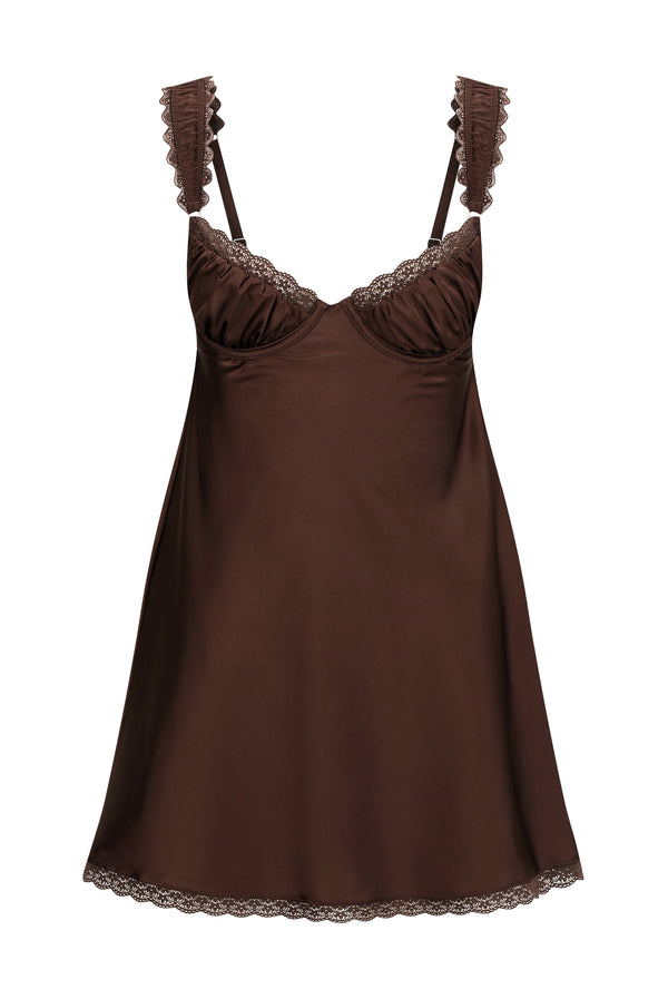 Celeste Slip Espresso