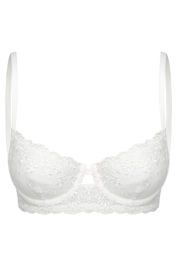 Dahlia Set White Underwire - Kat the Label Lingerie Australia