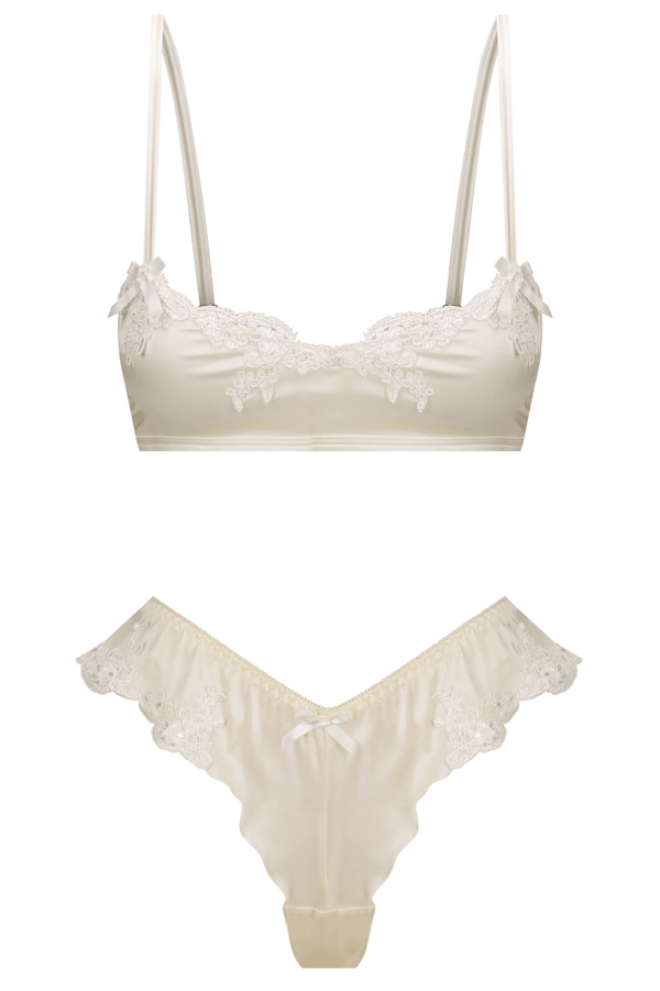 Jean Bralette Set Antique