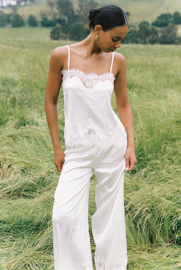 Olivia Pant Set Ivory