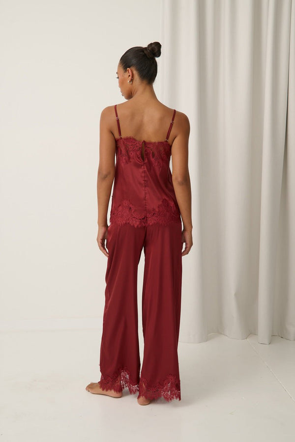 Olivia Pant Set Rhubarb