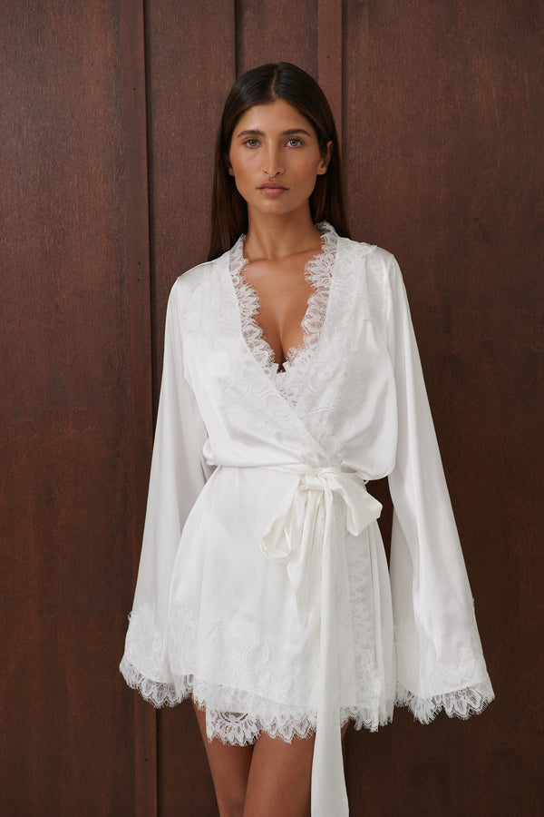 Olivia Robe Ivory