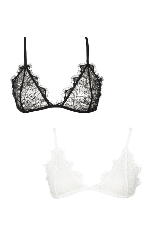 Serendipity + Sunday 2 Pack Bralette - Kat the Label Lingerie Australia