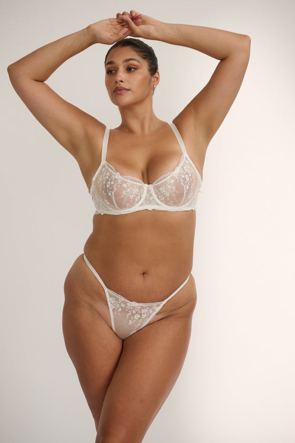 Sofia Thong White